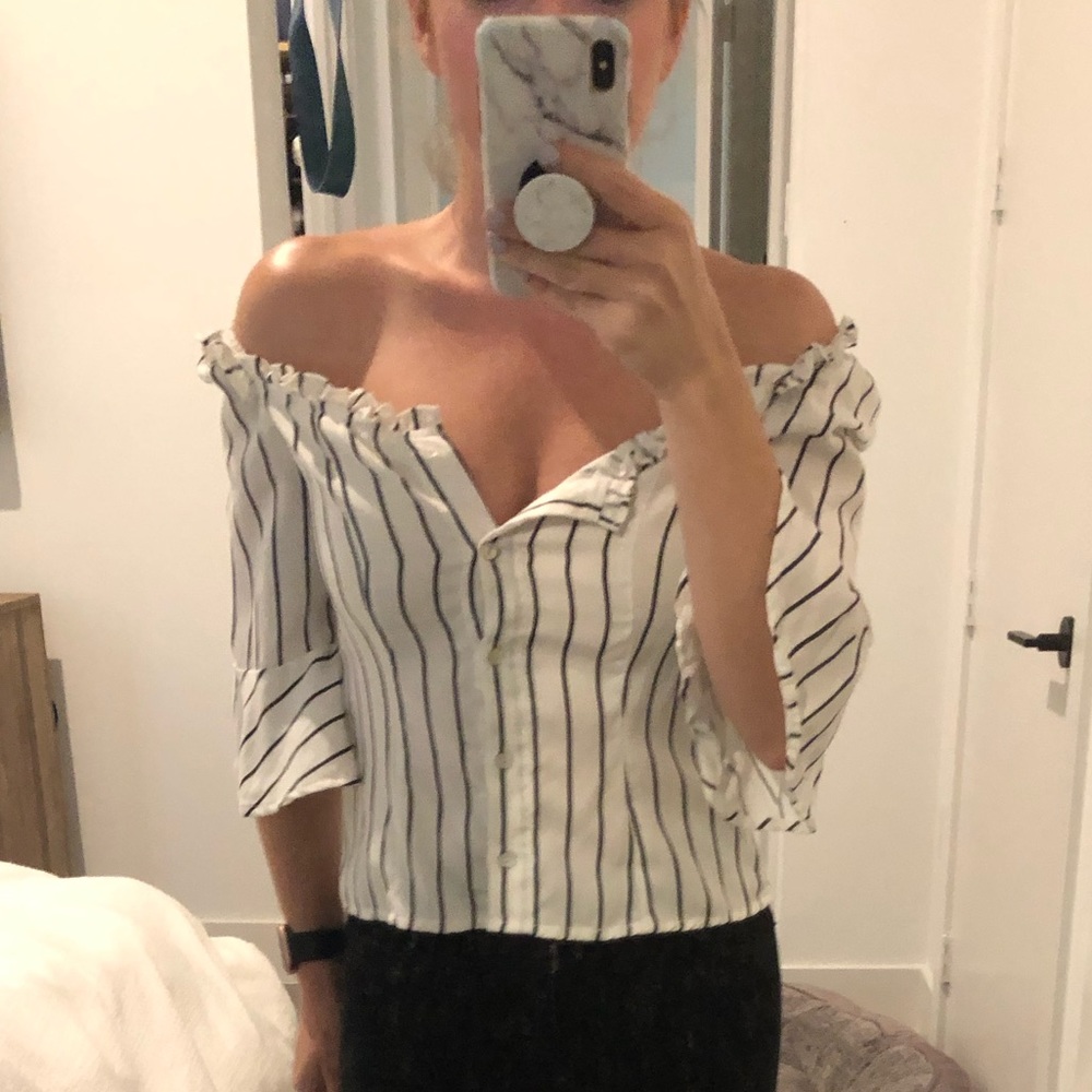 Line and Dot blouse from revolve